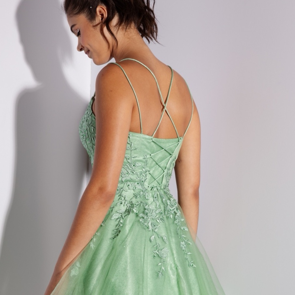 HOCO- Yellow Mini Dress - Picture 3 of 3